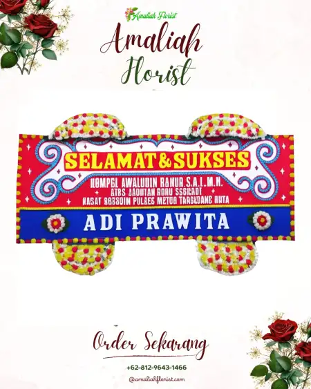 Papan Bunga Ucapan Selamat Pasirkupa